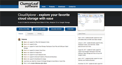 Desktop Screenshot of clumsyleaf.com